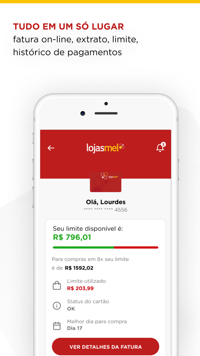 Cartão lojasmel