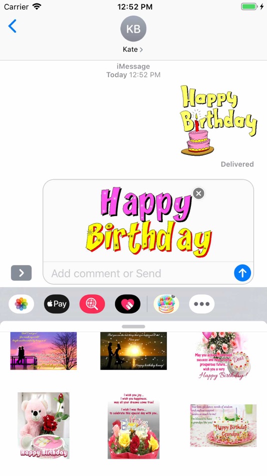 #7. Happy Birthday GIF (iOS) 由: Abdelhakim TAOUFIK