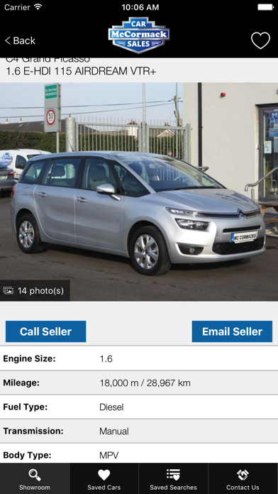 McCormack Car Sales Screenshot