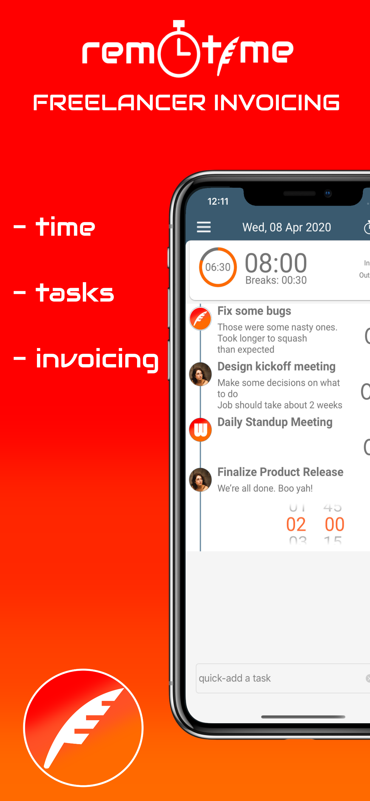 Remotime: Freelancer Invoicing