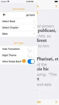 Latin-English Bible iphone bilder 3