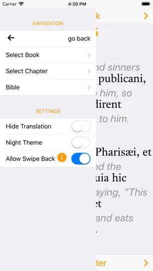 Latin-English Bible iPhone Screenshot 4