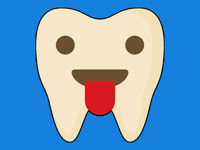 Tooth Emojis Stickers for text