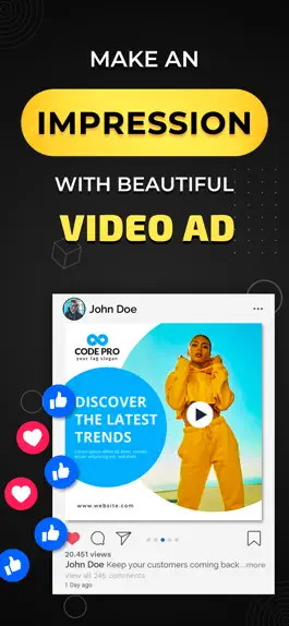 Game screenshot Promo Video Maker, Ad Creator mod apk