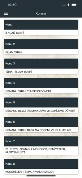 Game screenshot KPSS 2021 - Tarih apk