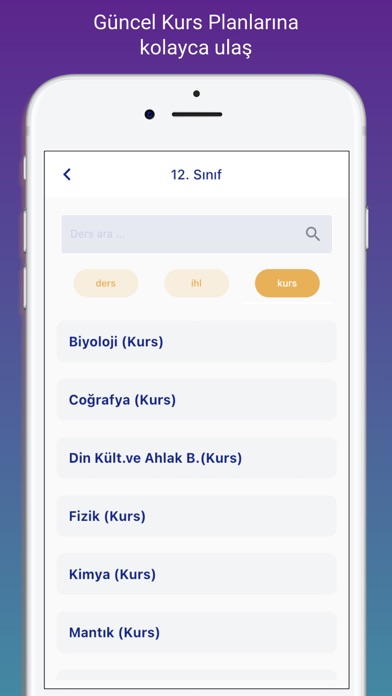 Kazanım Mobil - Yıllık Planlar Screenshot