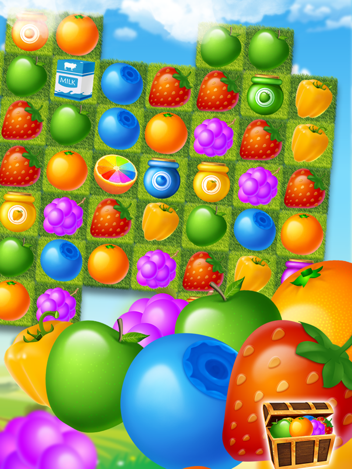 Fruit Farm Match 3 Puzzle