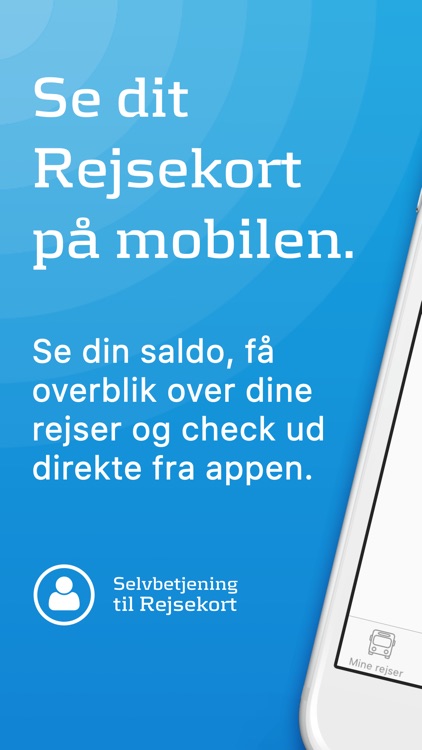 Selvbetjening til Rejsekort