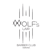 Wolf's Lair Barber Club logo