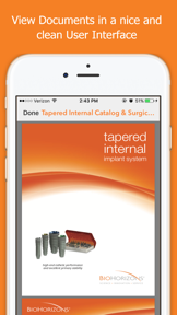 BioHorizons Mobile App screenshot