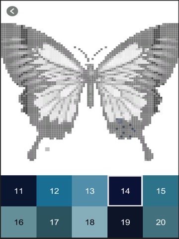 Butterfly & Flower Pixel Colorのおすすめ画像2