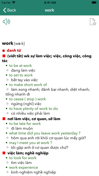 Screenshot #3 pour ENVIDICT - Từ điển Anh Việt