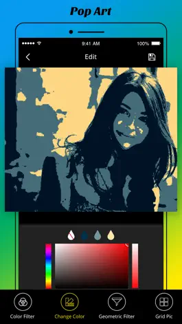 Game screenshot PopArt Photo Editor apk