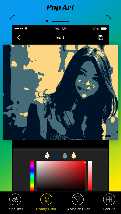 PopArt Photo Editor Screenshot