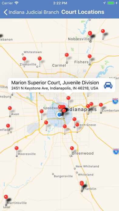 Indiana Courts Screenshot