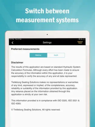 Captura 8 Hydraulic System Calculator iphone