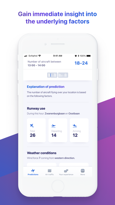 Notifly: Schiphol air traffic Screenshot