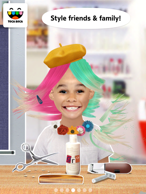 Screenshot #1 for Toca Hair Salon Me