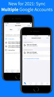 contacts sync: google & more iphone screenshot 2