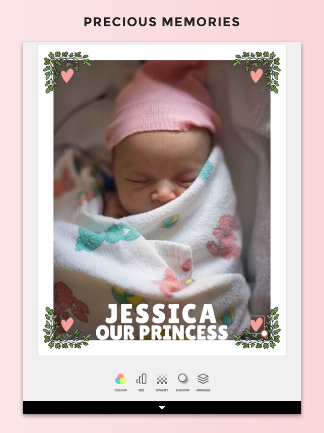 ‎Adorable - Baby Photo Editor Screenshot