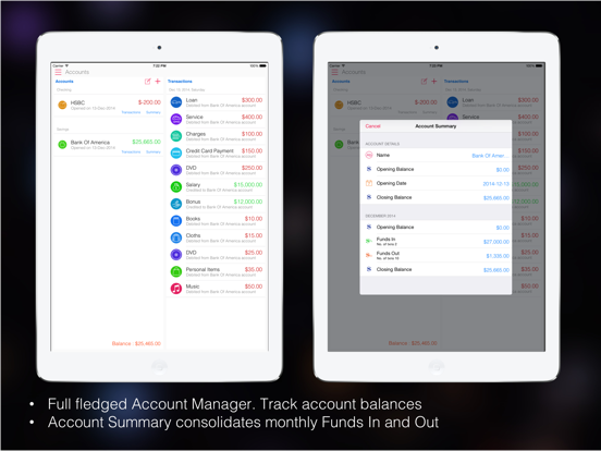 Screenshot #5 pour Expense Tracker Home budget