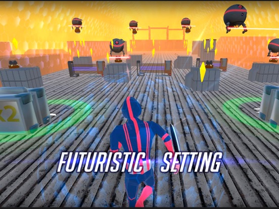 Screenshot #4 pour Parkour Robot Race Runner 2049