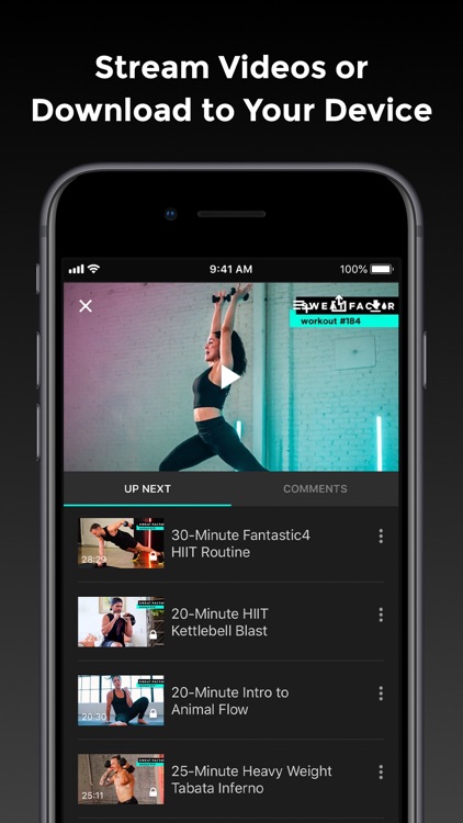 Sweat Factor — at home fitness screenshot-5