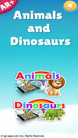 Game screenshot AR for Kids Animals Dinosaurs hack