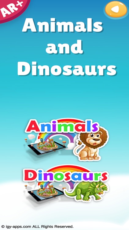 AR for Kids Animals Dinosaurs