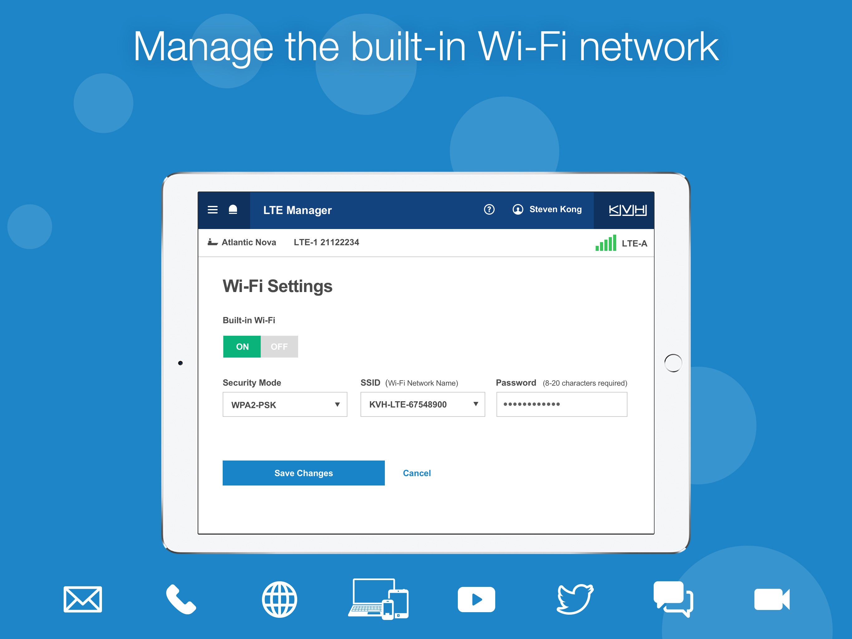 KVH LTE Manager