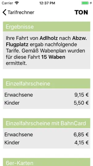 TON Tarife screenshot 2
