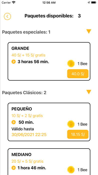 BEE Perú. Transporte eléctrico Screenshot