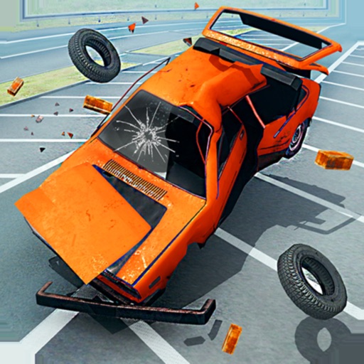 Car Crash Beam Drive Accidents Icon