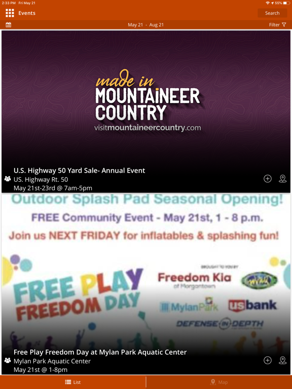 Screenshot #5 pour Visit Mountaineer Country