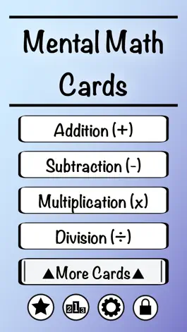 Game screenshot Mental Math Cards Games & Tips mod apk