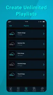 music player cloud & streaming iphone screenshot 3