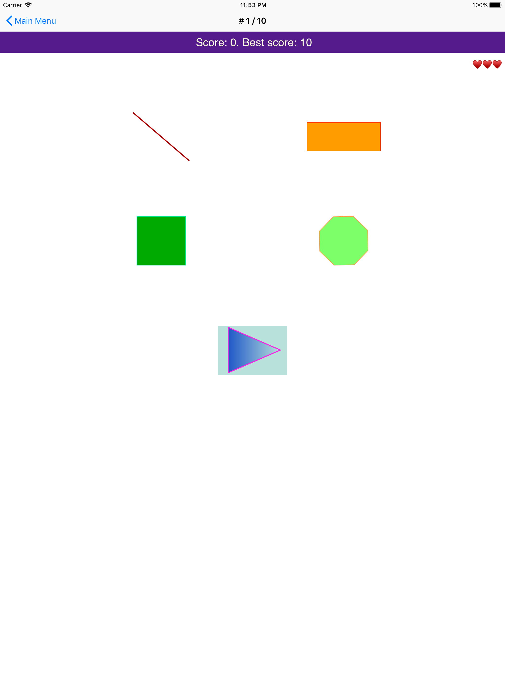 Numbers, Shapes and Colors