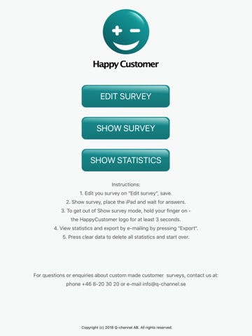 HappyCustomer app screenshot