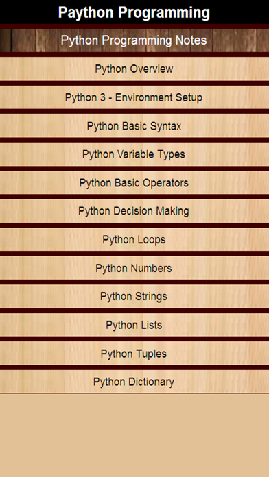 Python programming Tutorial Screenshot