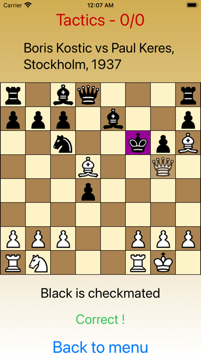 Chess Tactics Screenshot