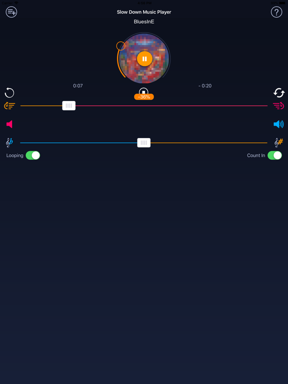 Screenshot #4 pour Slow Down Music Trainer