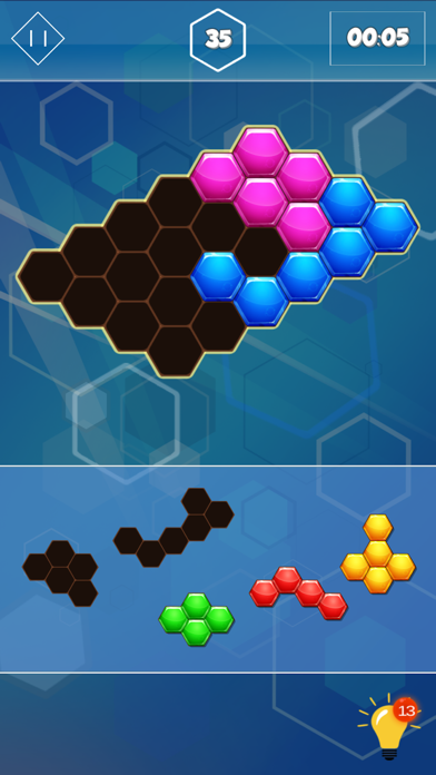 Hexa Battle Block Puzzle Screenshot