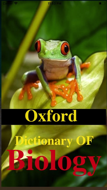 Biology Terms Dictionary Pro