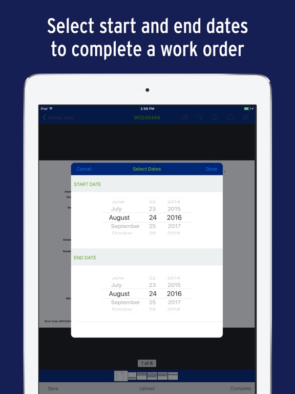 Mobile Work Orders iPad screenshot 5 - Business app