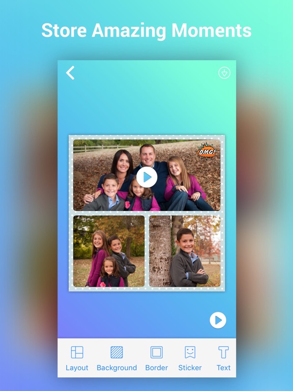 Video Maker - Photo collage iPad screenshot 4 - Photo & Video app