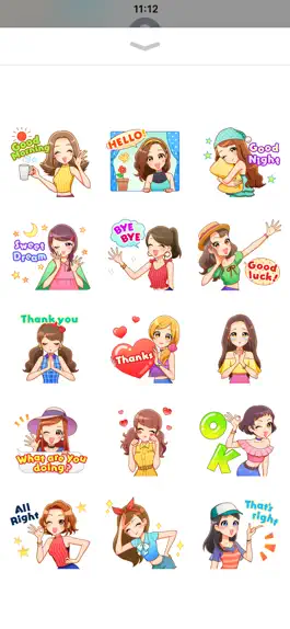 Game screenshot Fashionable Girls3 Sticker mod apk