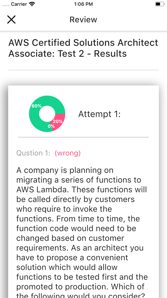 #8. AWS SAA-C02 Certification Exam (iOS) Podle: Waltsoft Inc