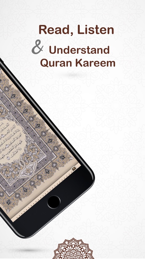 Quran Al Kareem القرآن الكريم - The app enables users to immerse themselves in reading the Quran in its Uthmani book form and access audio for deeper understanding.