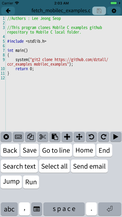 Screenshot #3 pour Mobile C [ C/C++ Compiler ]