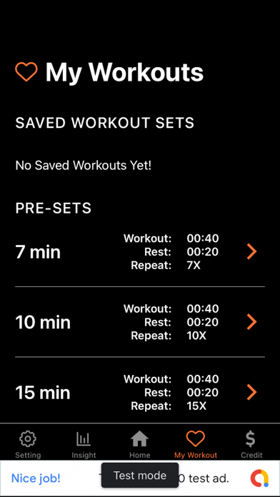 Mo Workout Timer - HIIT Screenshot